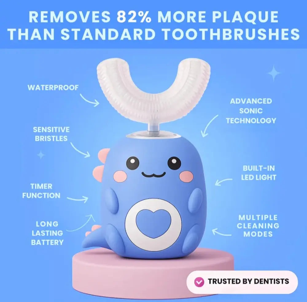 Dino Brush™ U-Shaped Kids Toothbrush